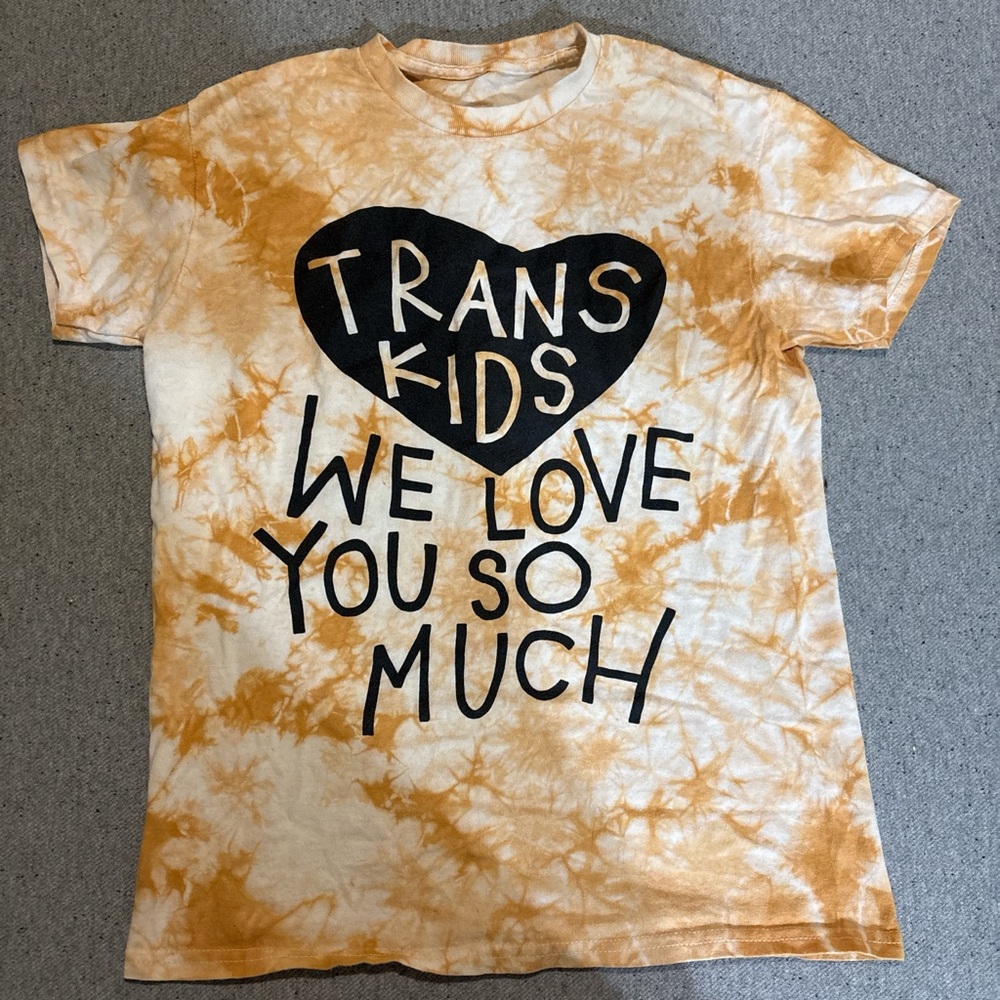 Tie-Dye Shirt supporting trans youth